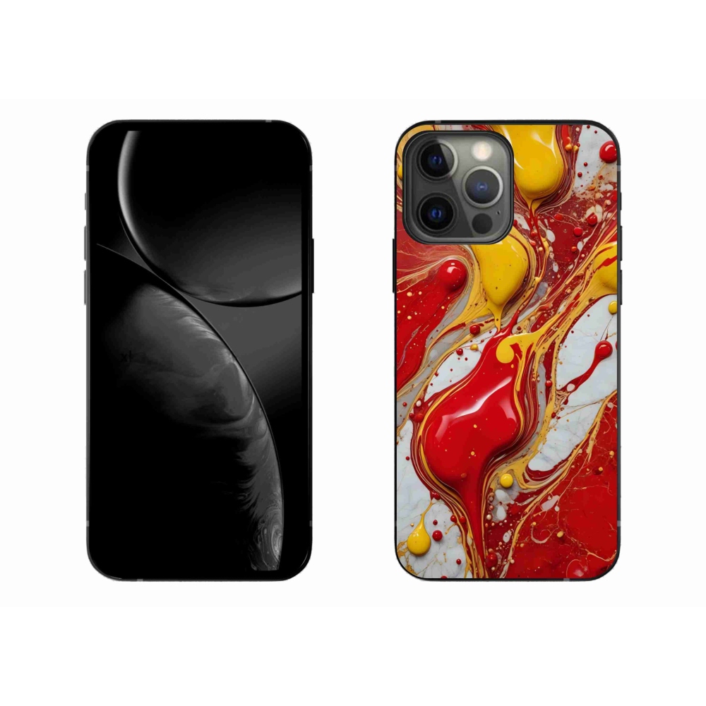 Gelový kryt mmCase na iPhone 13 Pro Max - abstraktní motiv 42