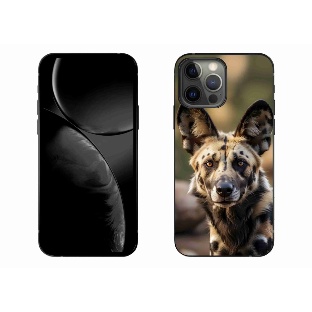 Gelový kryt mmCase na iPhone 13 Pro Max - africký divoký pes