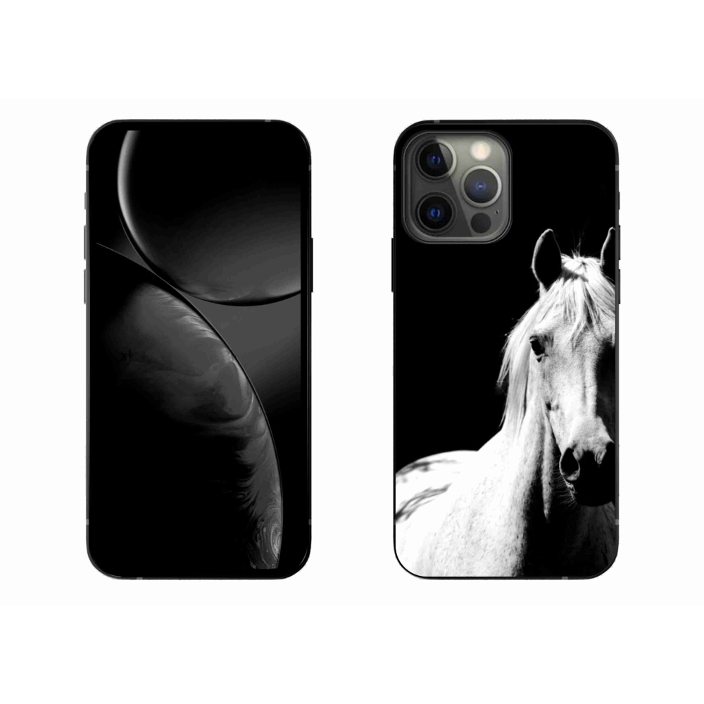 Gelový kryt mmCase na iPhone 13 Pro Max - bílý kůň 5