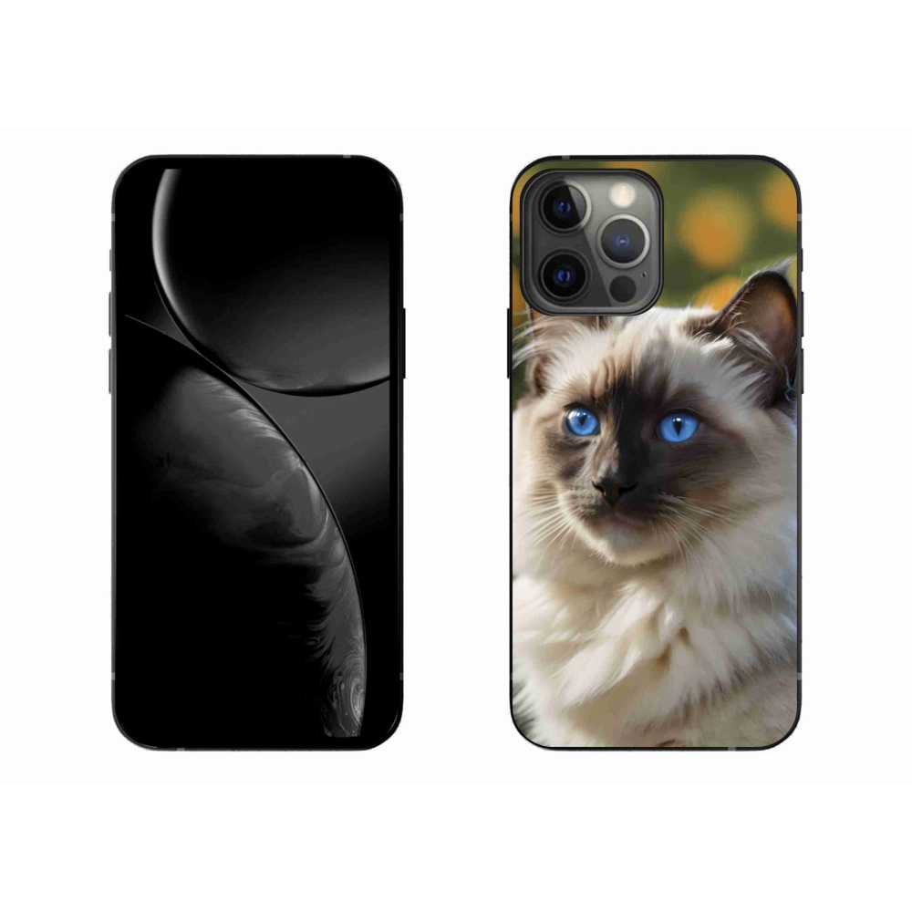 Gelový kryt mmCase na iPhone 13 Pro Max - bílý ragdoll
