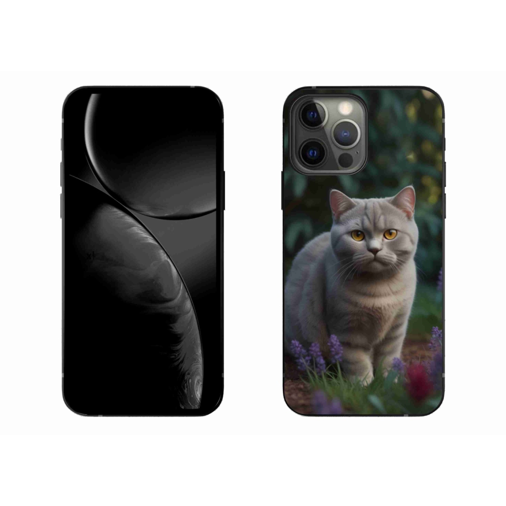Gelový kryt mmCase na iPhone 13 Pro Max - britská kočka