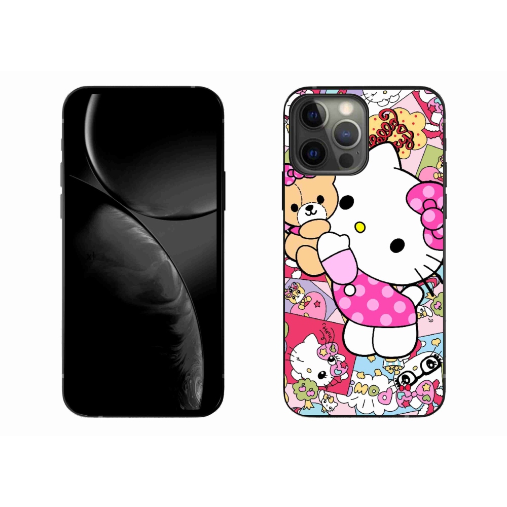 Gelový kryt mmCase na iPhone 13 Pro Max - cute kitty
