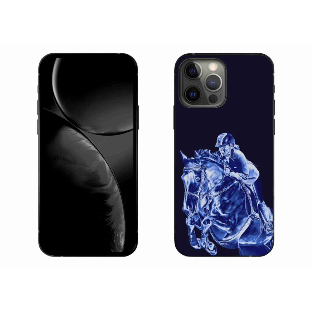 Gelový kryt mmCase na iPhone 13 Pro Max - dostihový kůň