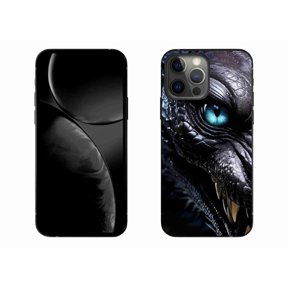 Gelový kryt mmCase na iPhone 13 Pro Max - dračí pohled