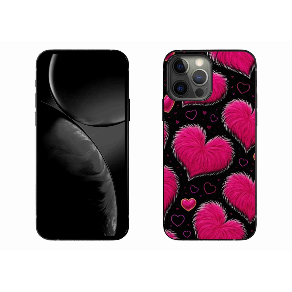 Gelový kryt mmCase na iPhone 13 Pro Max - hebká srdce