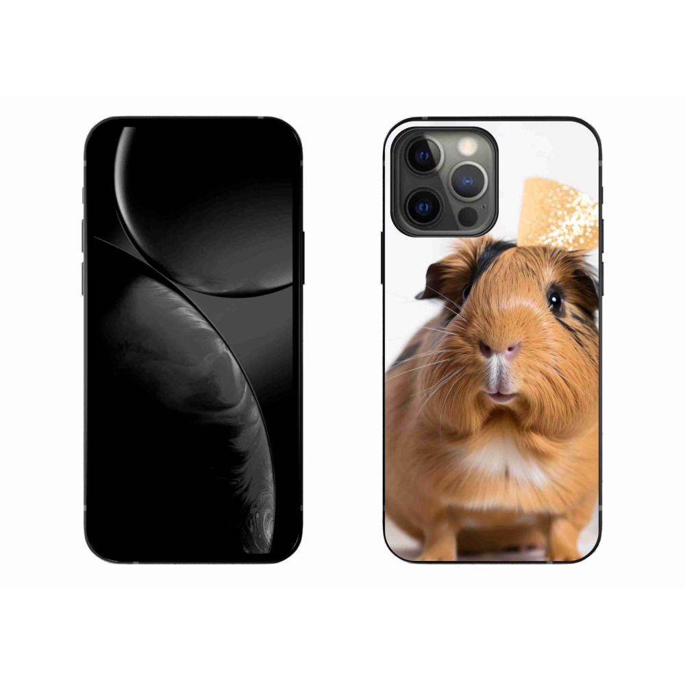 Gelový kryt mmCase na iPhone 13 Pro Max - hnědé morče