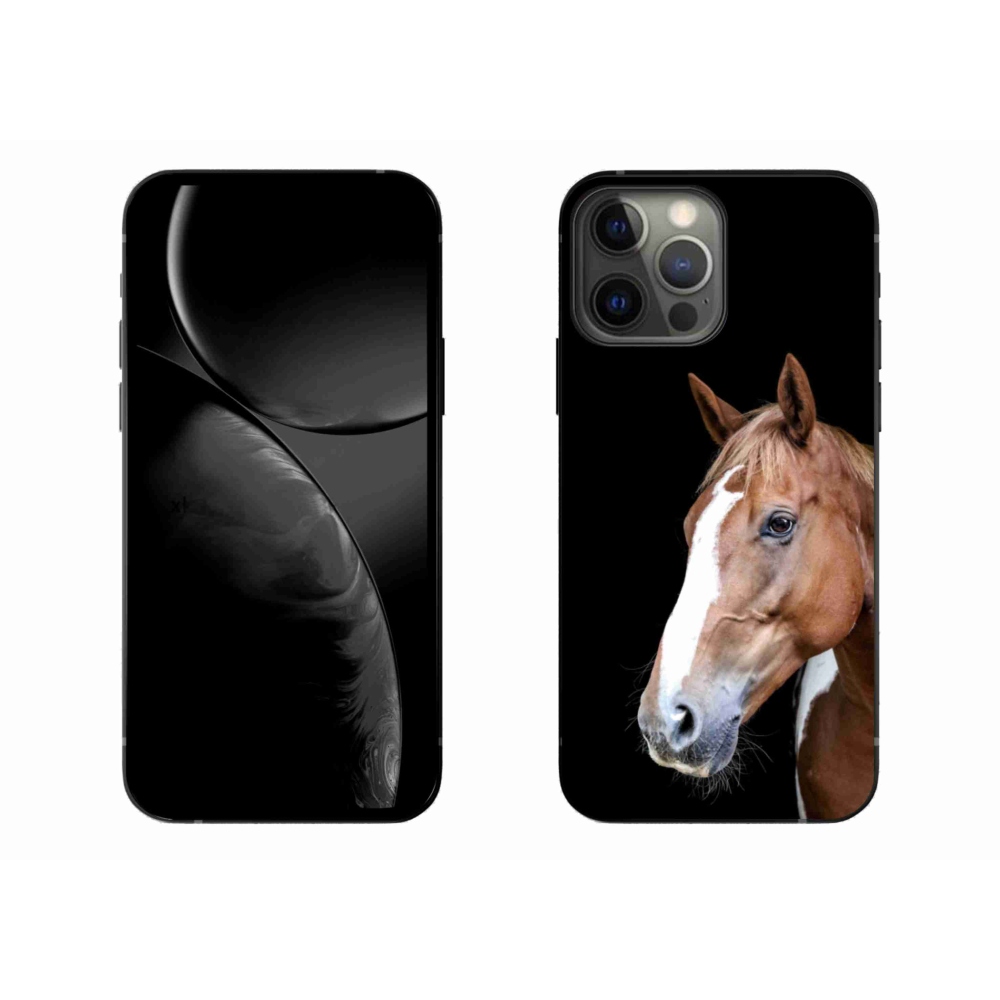 Gelový kryt mmCase na iPhone 13 Pro Max - hnědý kůň 3