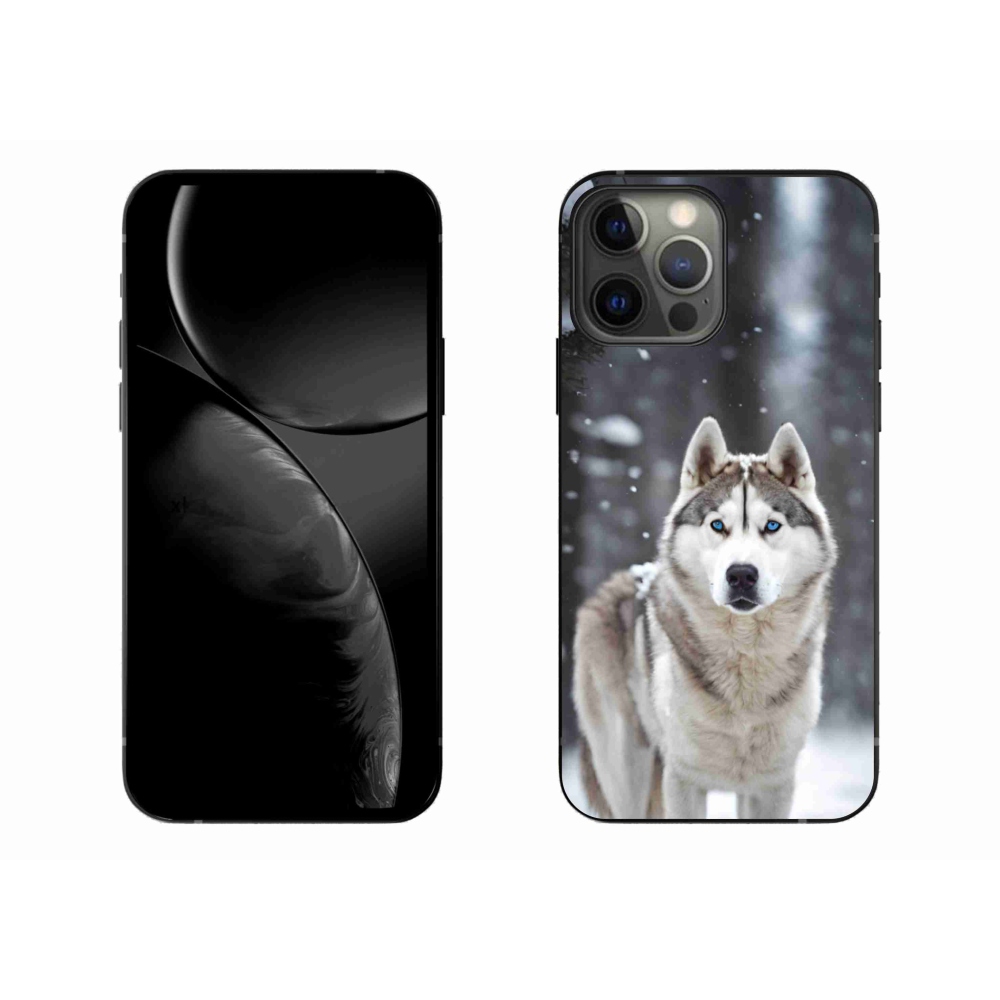 Gelový kryt mmCase na iPhone 13 Pro Max - husky 2