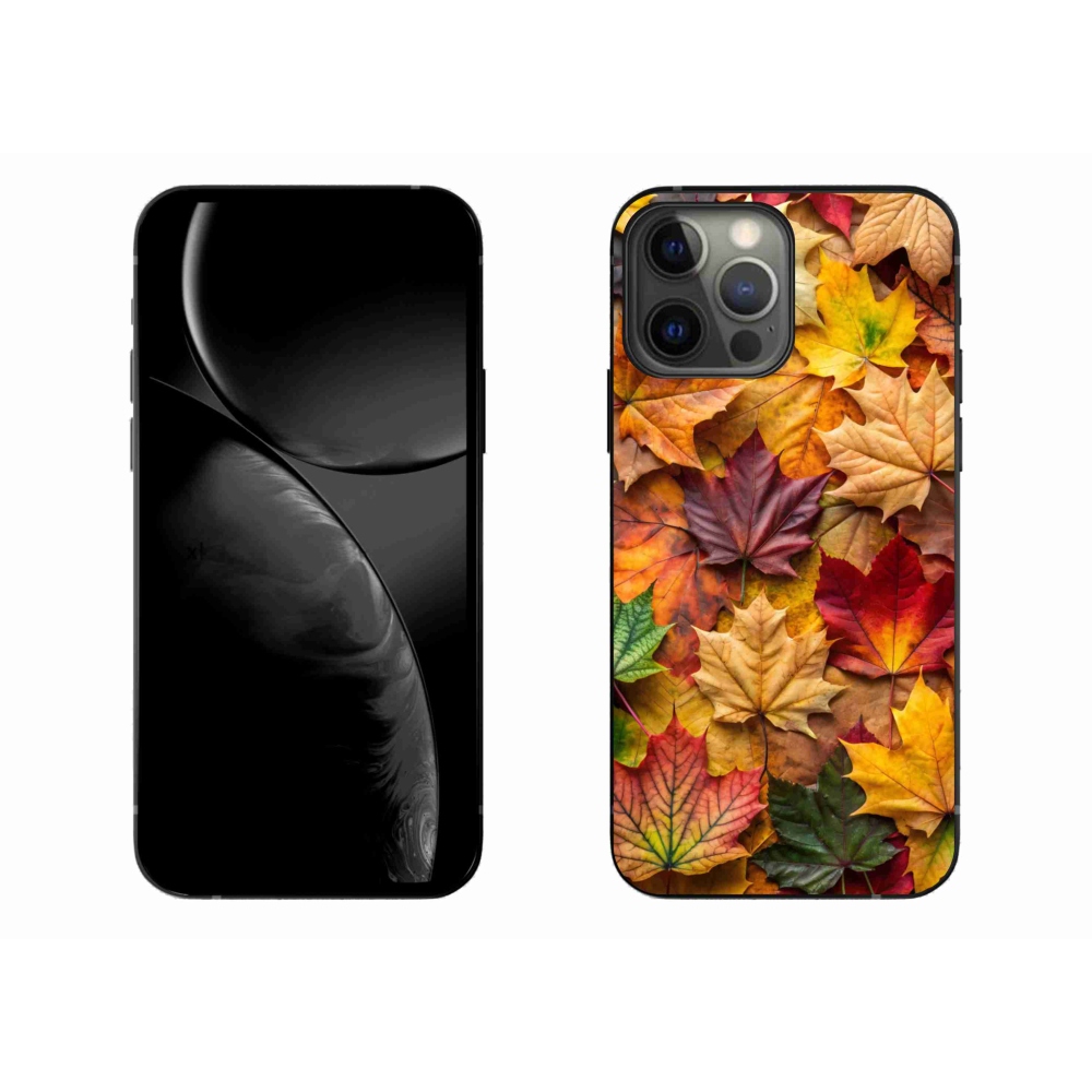 Gelový kryt mmCase na iPhone 13 Pro Max - javorové listy 2