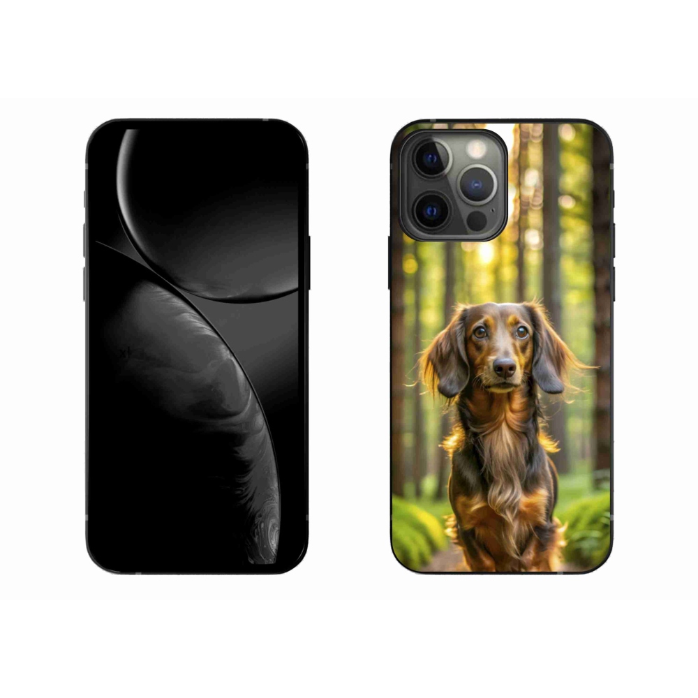 Gelový kryt mmCase na iPhone 13 Pro Max - jezevčík 4