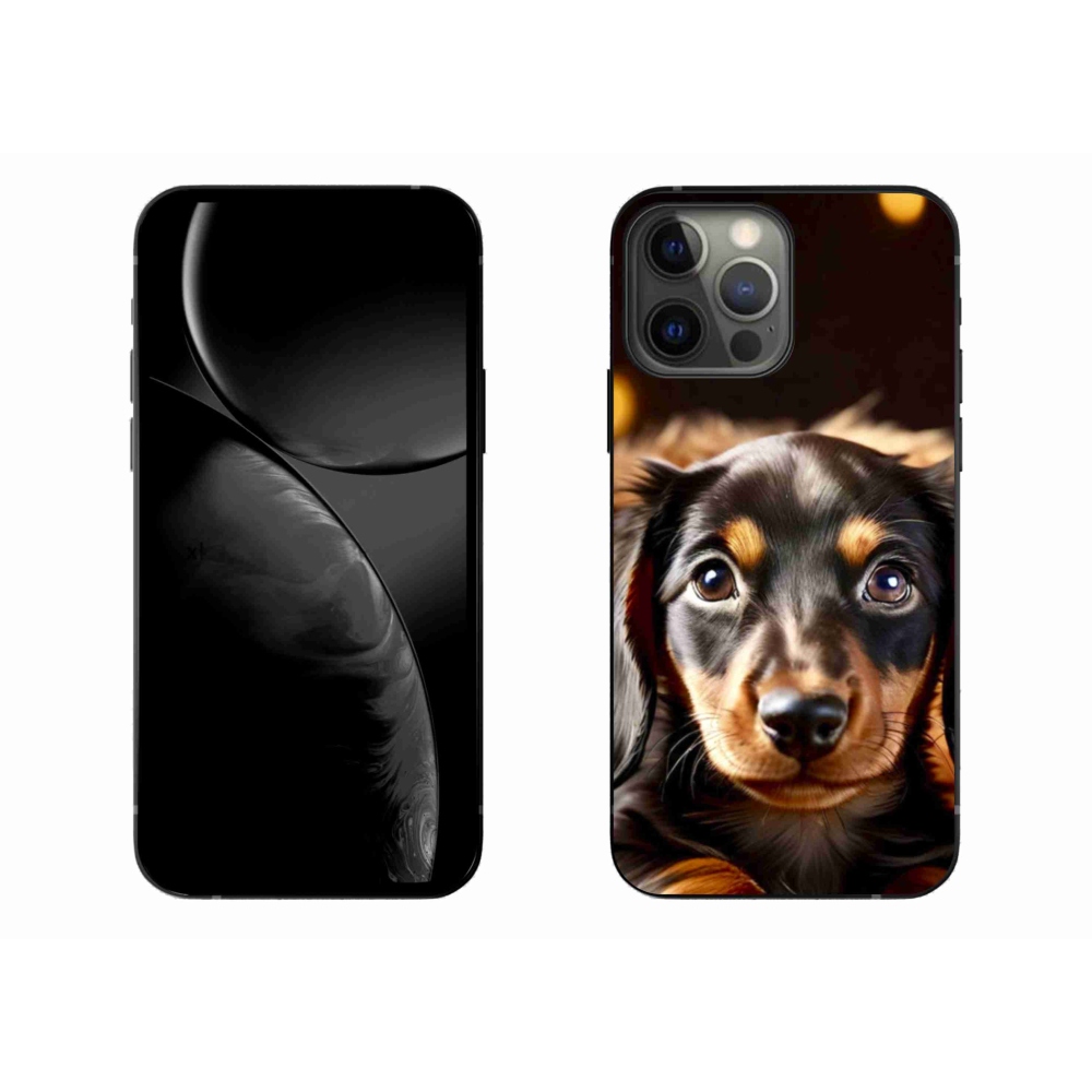 Gelový kryt mmCase na iPhone 13 Pro Max - jezevčík