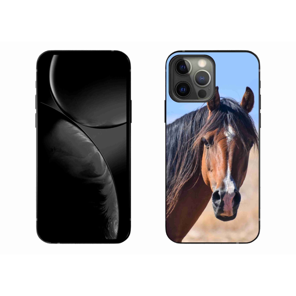 Gelový kryt mmCase na iPhone 13 Pro Max - klidný kůň