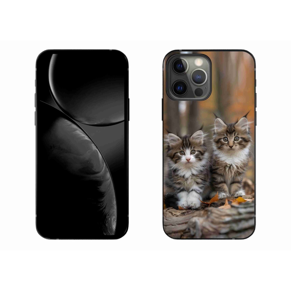 Gelový kryt mmCase na iPhone 13 Pro Max - kočičí duo 3
