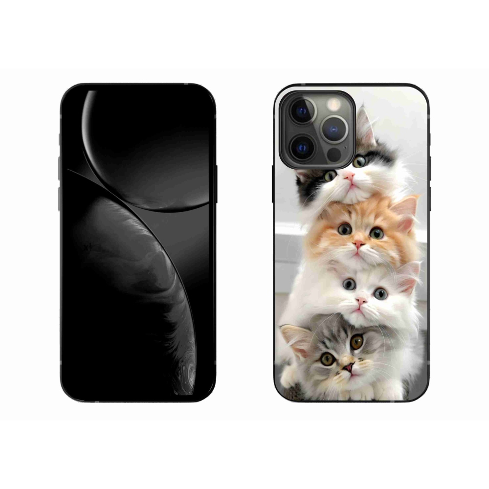 Gelový kryt mmCase na iPhone 13 Pro Max - kočičí parta