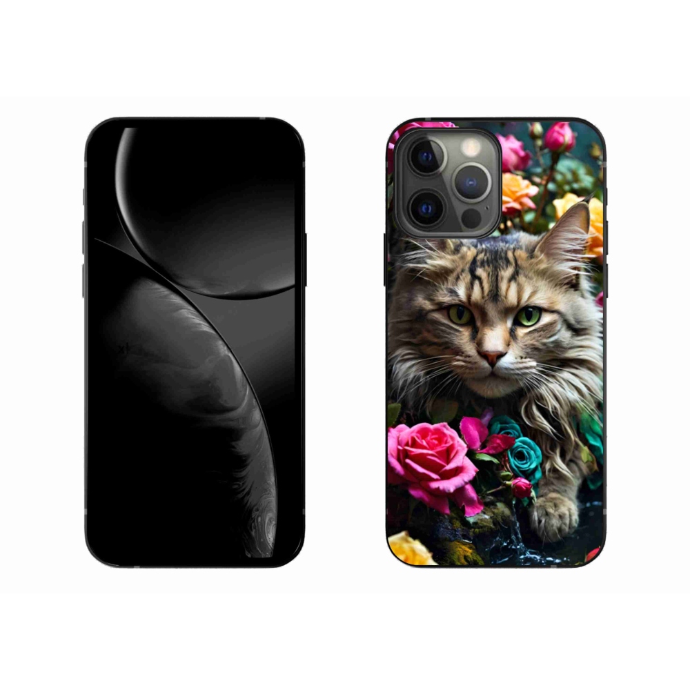 Gelový kryt mmCase na iPhone 13 Pro Max - kočíčí pohled 2