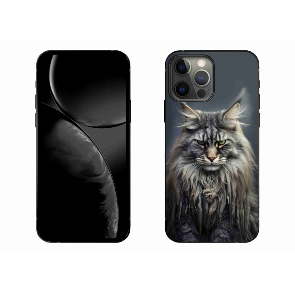 Gelový kryt mmCase na iPhone 13 Pro Max - kočíčí pohled 4