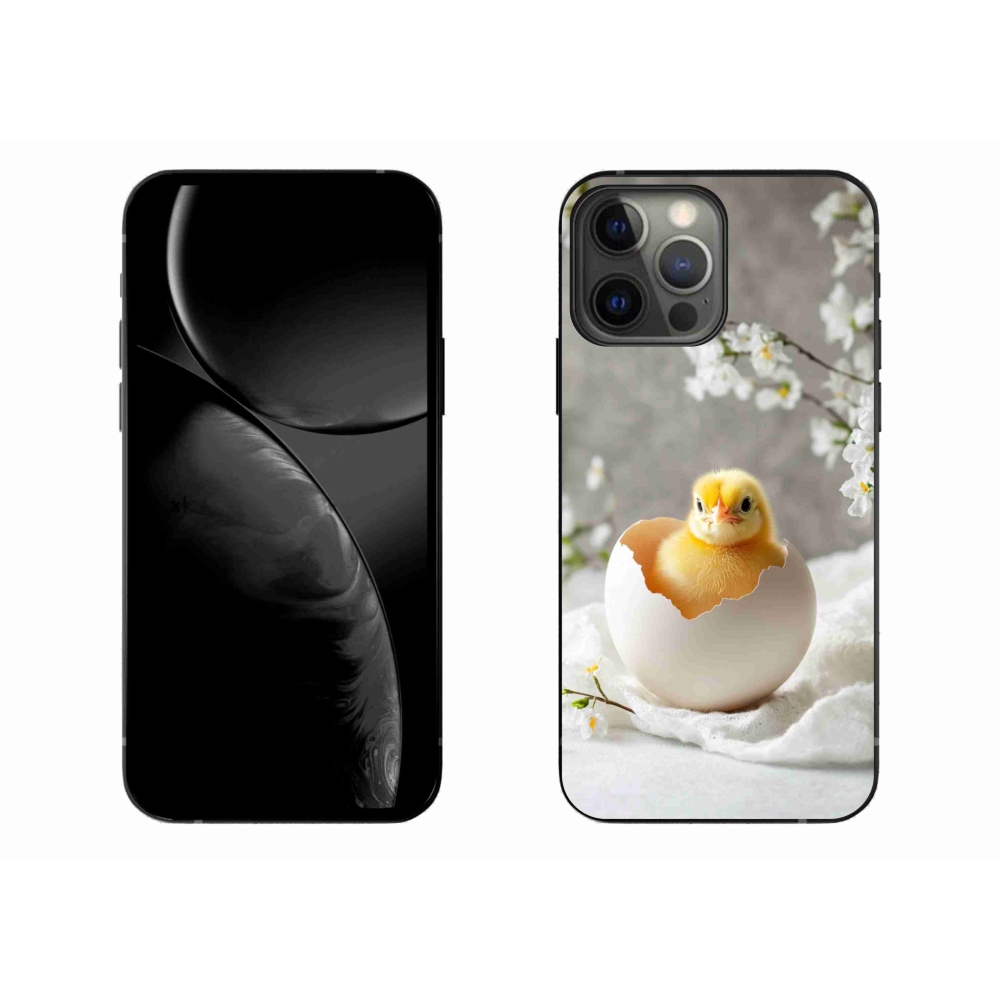 Gelový kryt mmCase na iPhone 13 Pro Max - kuřátko