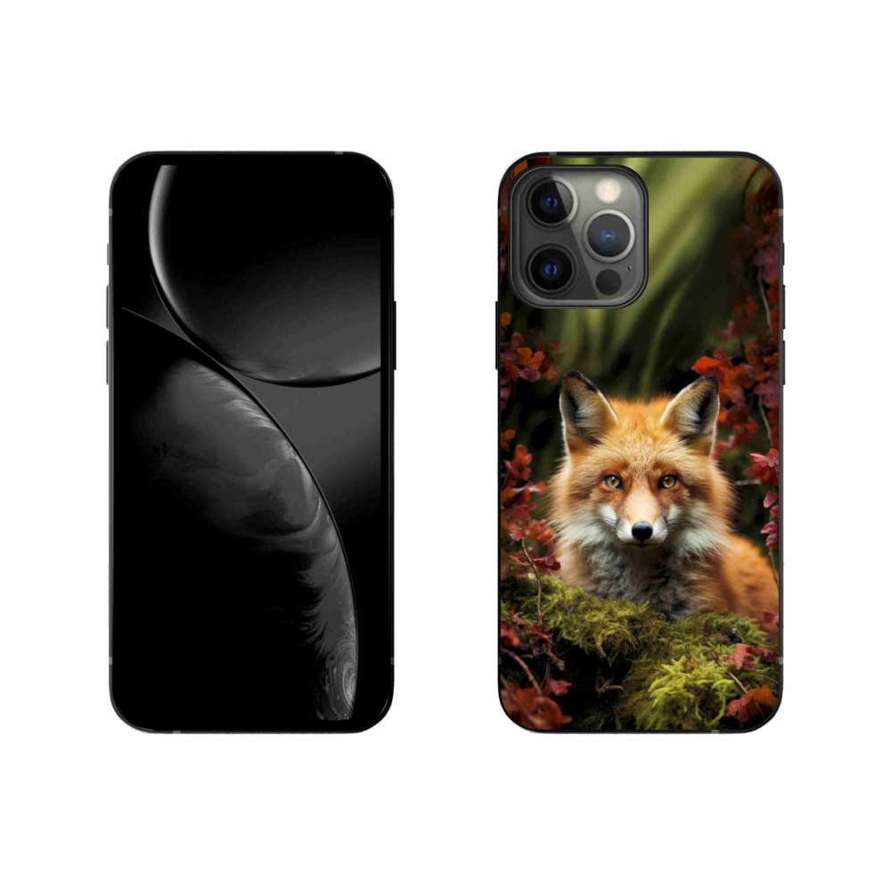Gelový kryt mmCase na iPhone 13 Pro Max - liška v lese