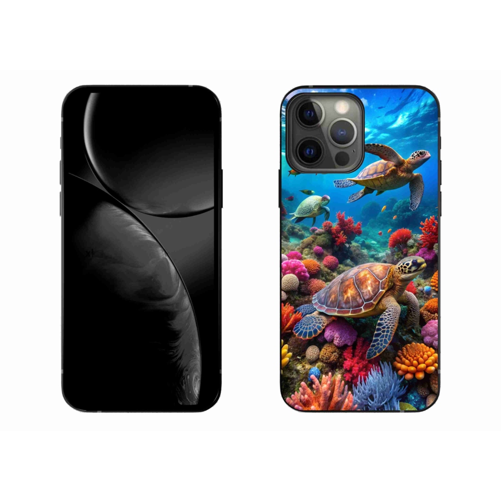 Gelový kryt mmCase na iPhone 13 Pro Max - mořský svět 2