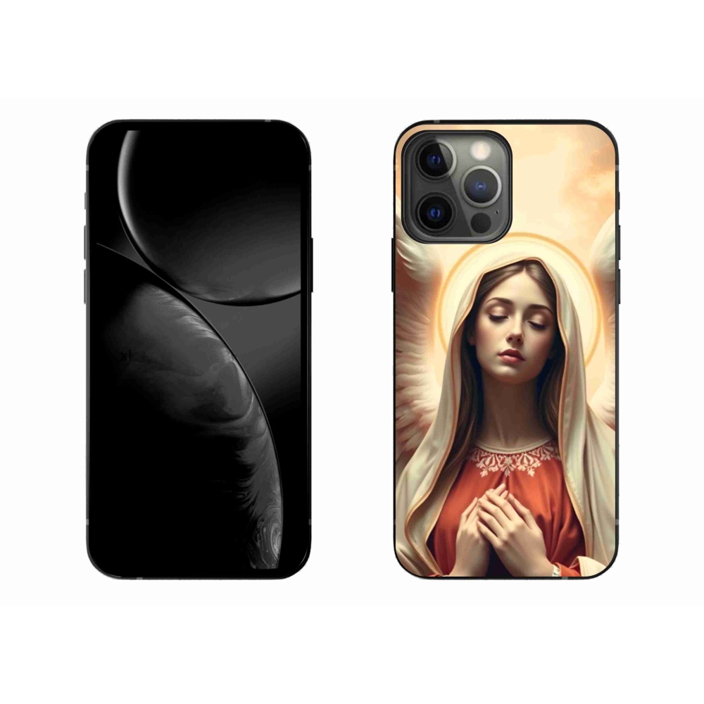 Gelový kryt mmCase na iPhone 13 Pro Max - náboženský motiv