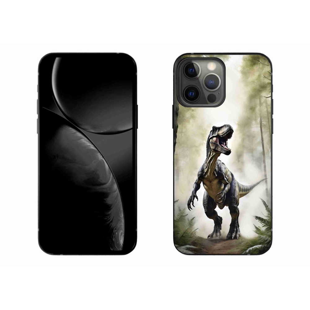 Gelový kryt mmCase na iPhone 13 Pro Max - naštvaný T-Rex