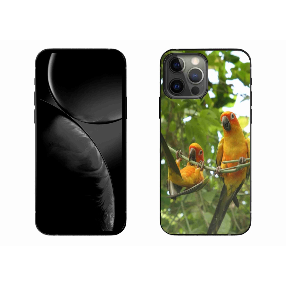 Gelový kryt mmCase na iPhone 13 Pro Max - papoušci aratingy