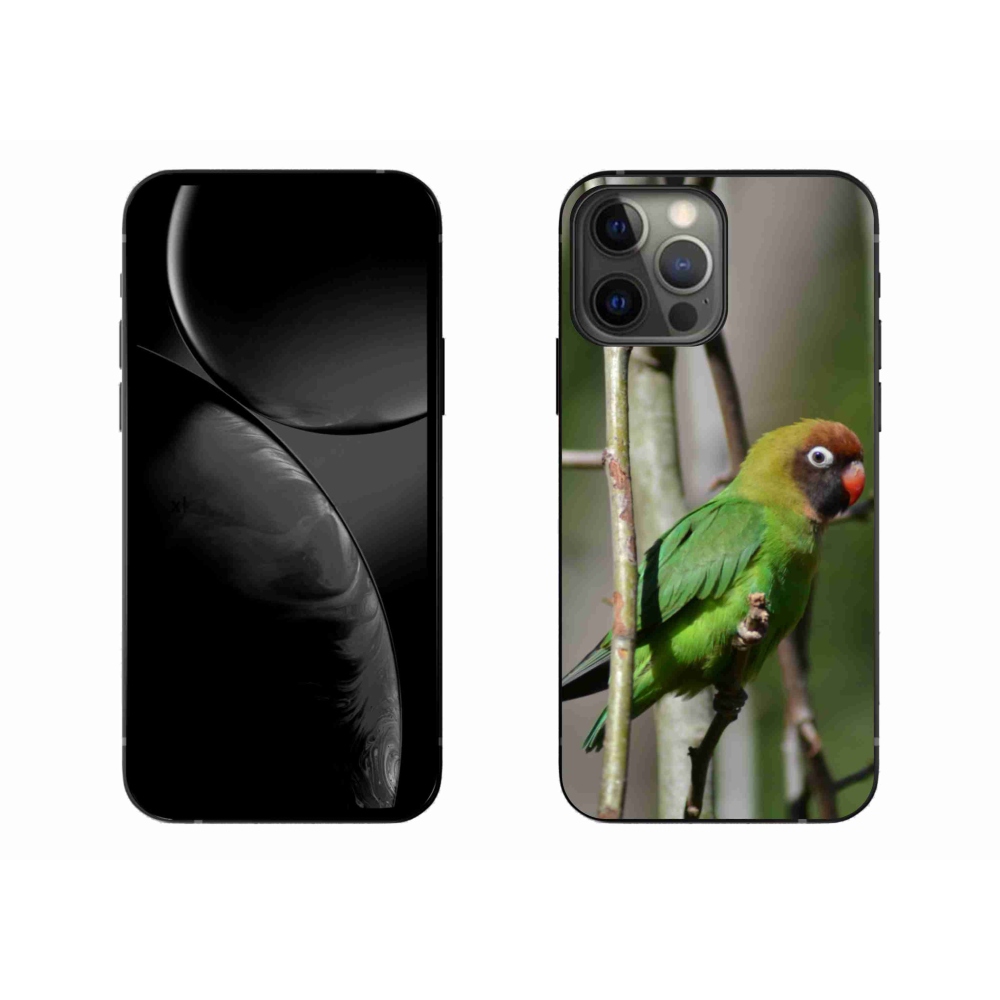 Gelový kryt mmCase na iPhone 13 Pro Max - papoušek agapornis