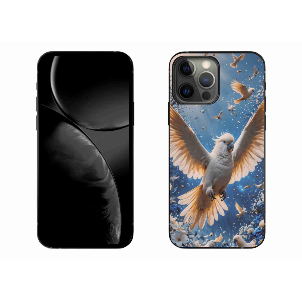 Gelový kryt mmCase na iPhone 13 Pro Max - papoušek kakadu