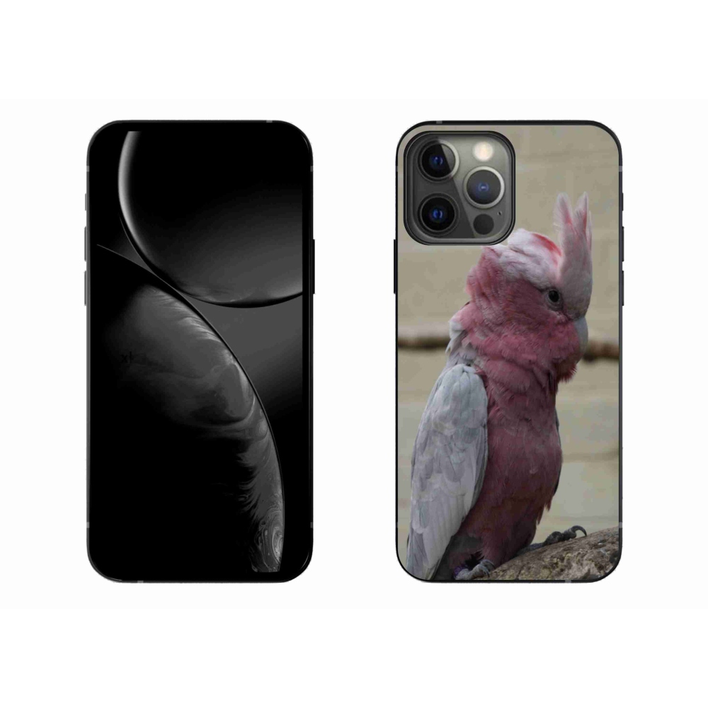 Gelový kryt mmCase na iPhone 13 Pro Max - papoušek kakadu růžový