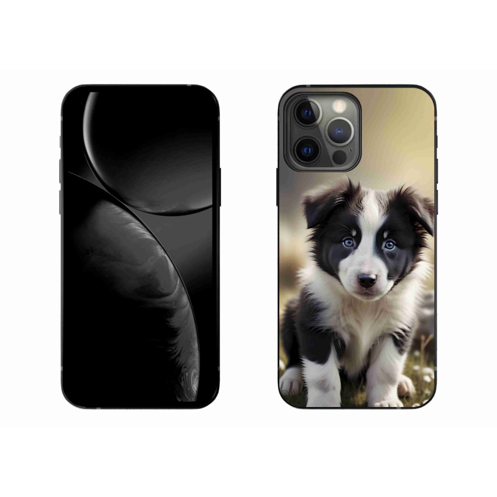 Gelový kryt mmCase na iPhone 13 Pro Max - roztomilá border kolie