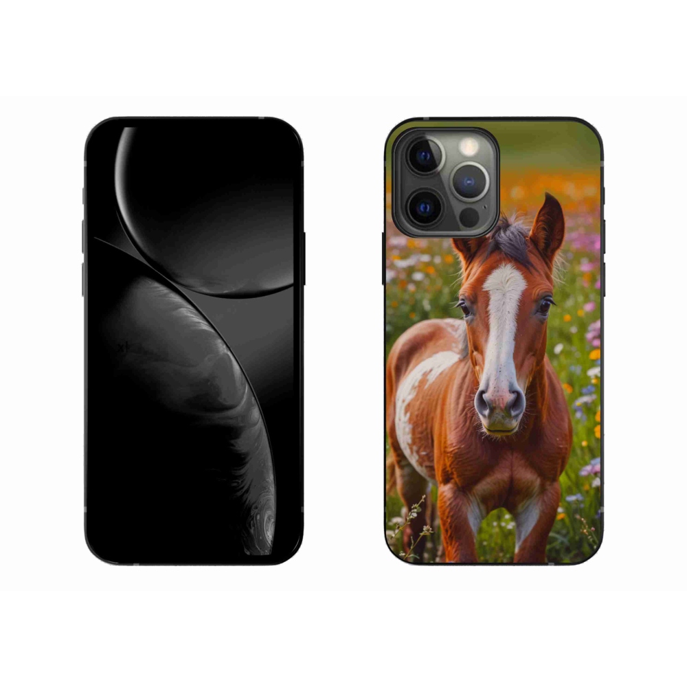 Gelový kryt mmCase na iPhone 13 Pro Max - roztomilé hříbě