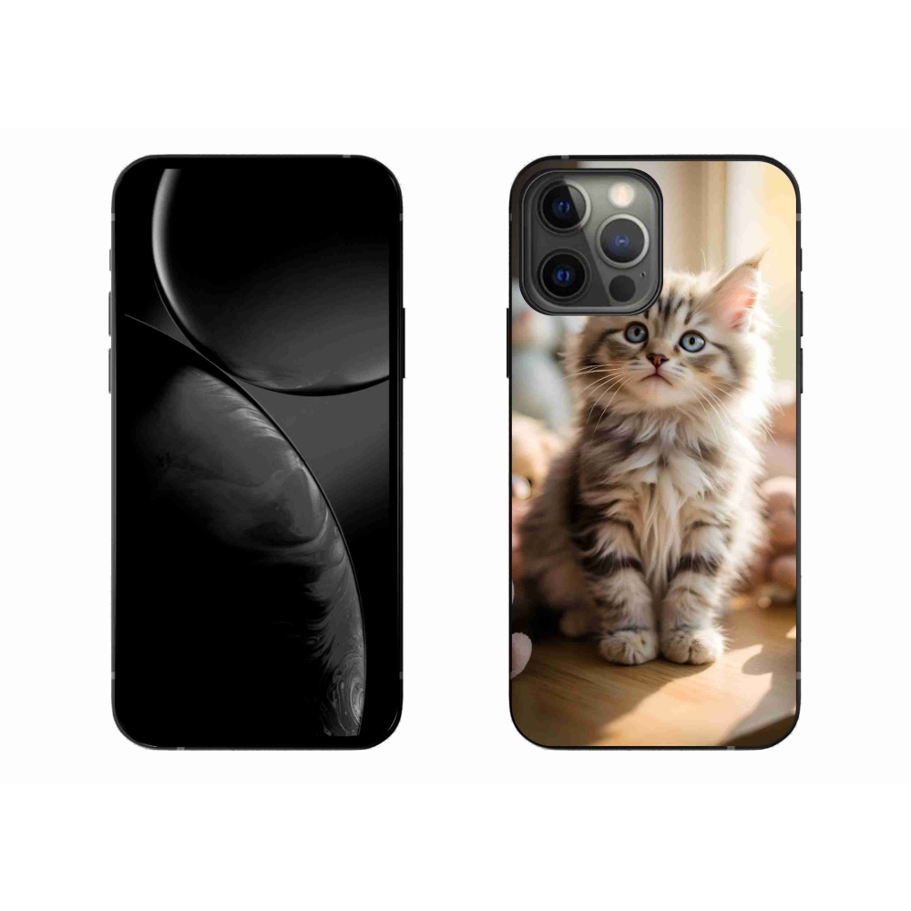 Gelový kryt mmCase na iPhone 13 Pro Max - roztomilé kotě 10