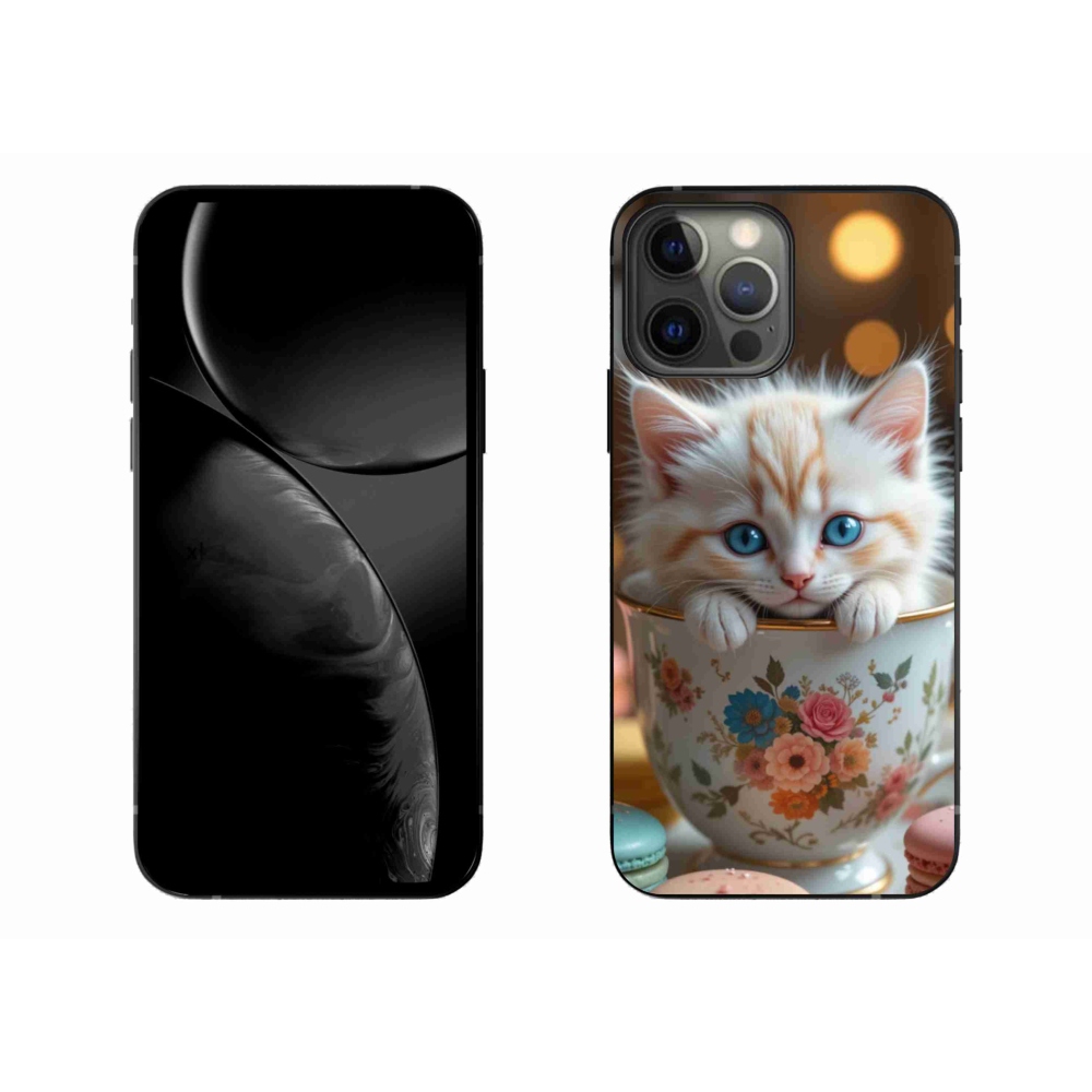 Gelový kryt mmCase na iPhone 13 Pro Max - roztomilé kotě 6