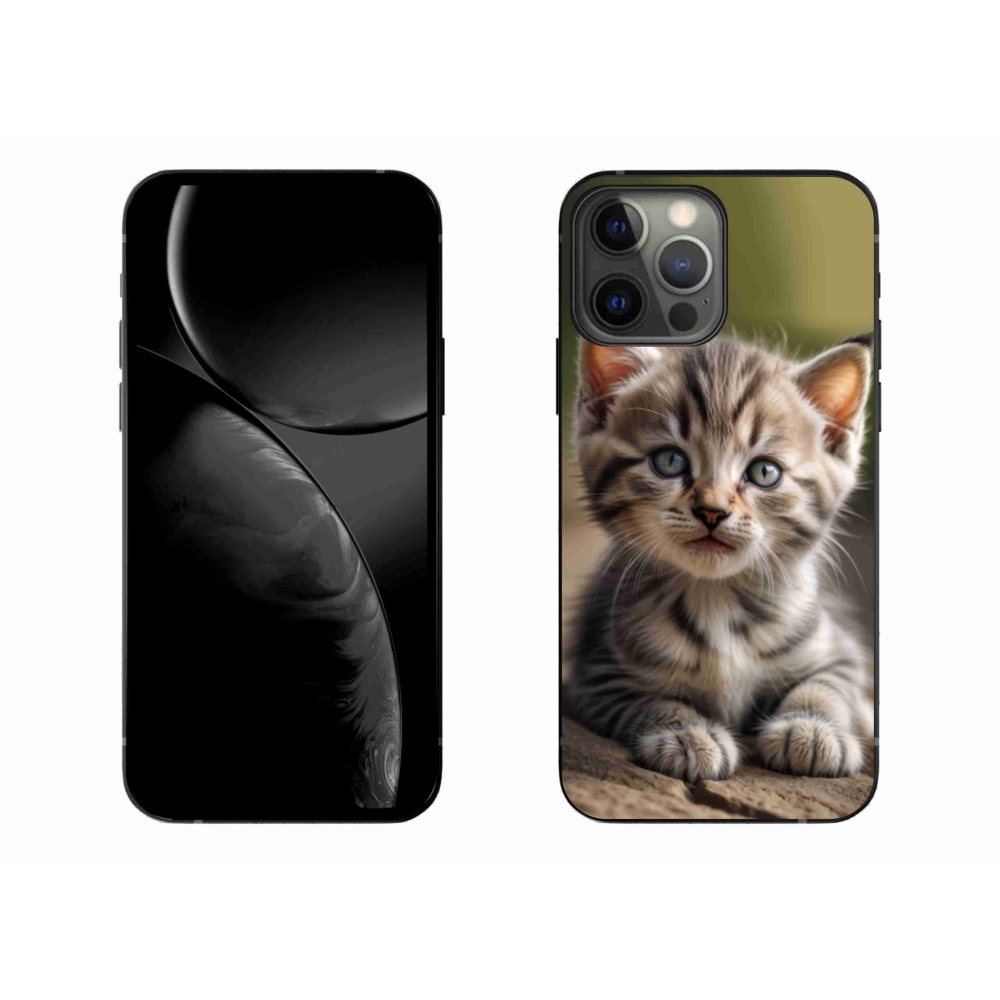 Gelový kryt mmCase na iPhone 13 Pro Max - roztomilé kotě 9