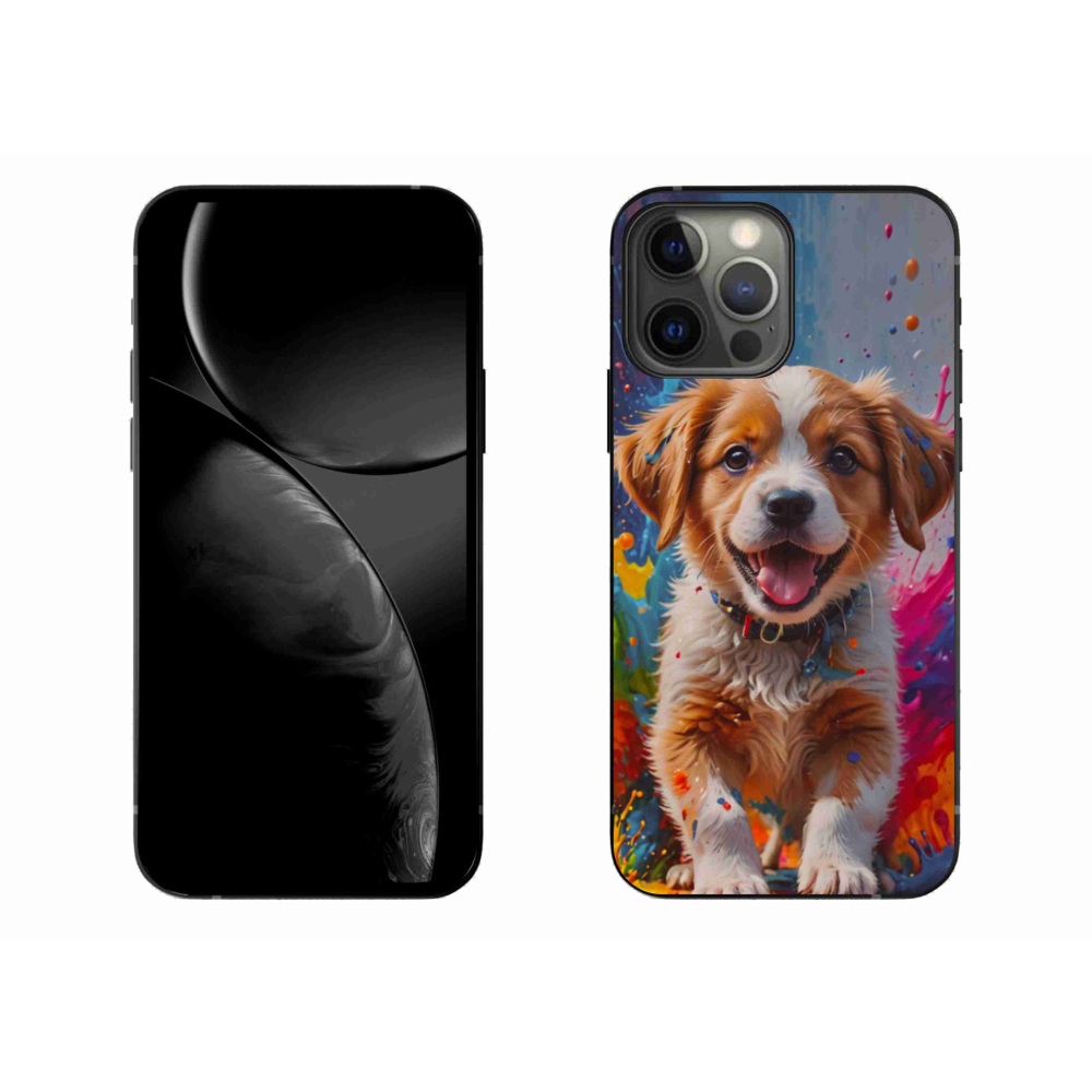 Gelový kryt mmCase na iPhone 13 Pro Max - roztomilé štěně 3