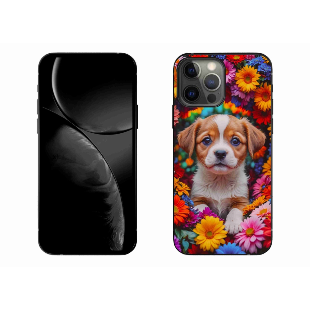 Gelový kryt mmCase na iPhone 13 Pro Max - roztomilé štěně