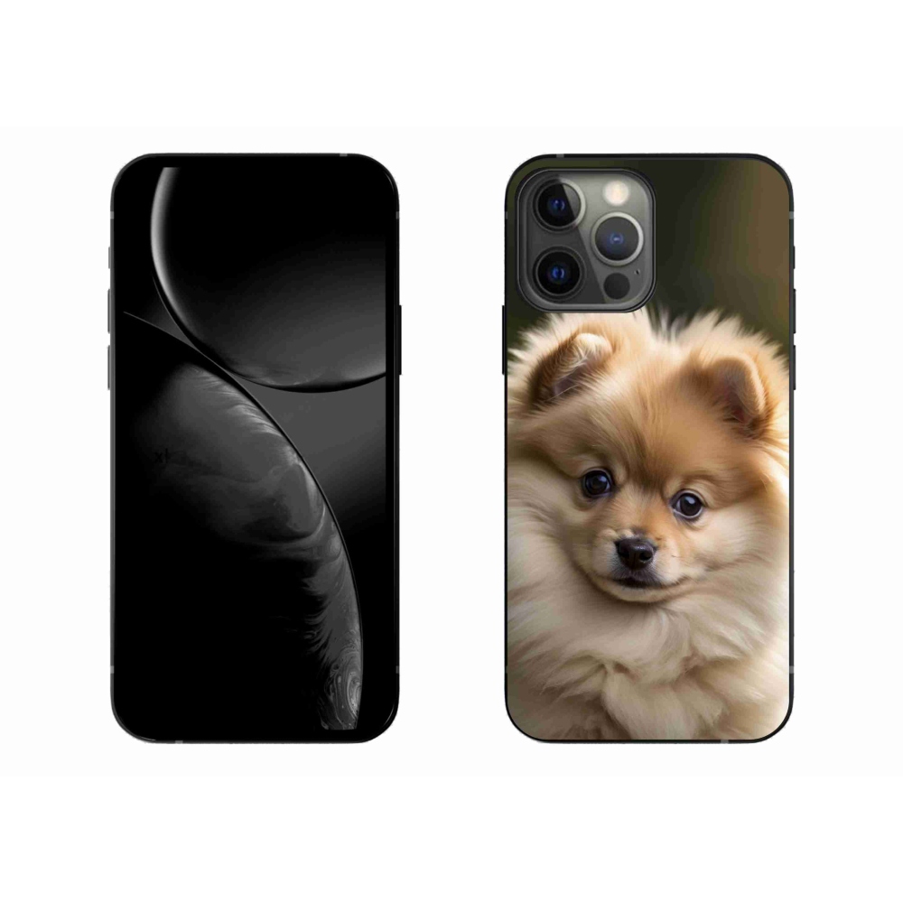 Gelový kryt mmCase na iPhone 13 Pro Max - roztomilý pomeranian 2