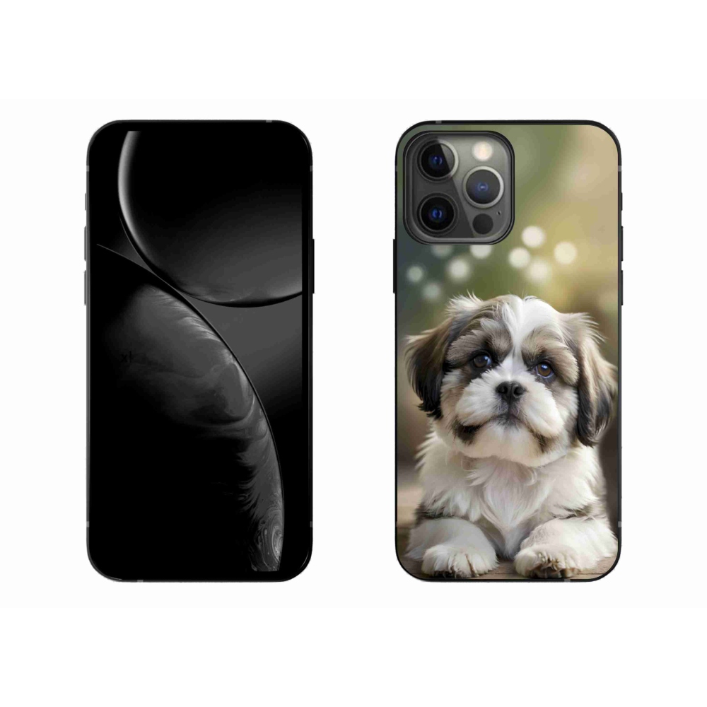 Gelový kryt mmCase na iPhone 13 Pro Max - roztomilý shih-tzu