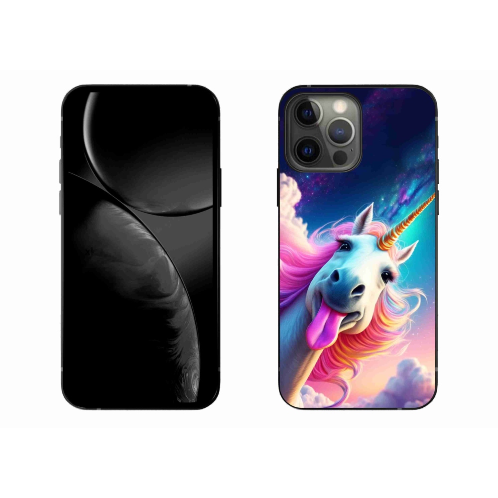 Gelový kryt mmCase na iPhone 13 Pro Max - šílený jednorožec