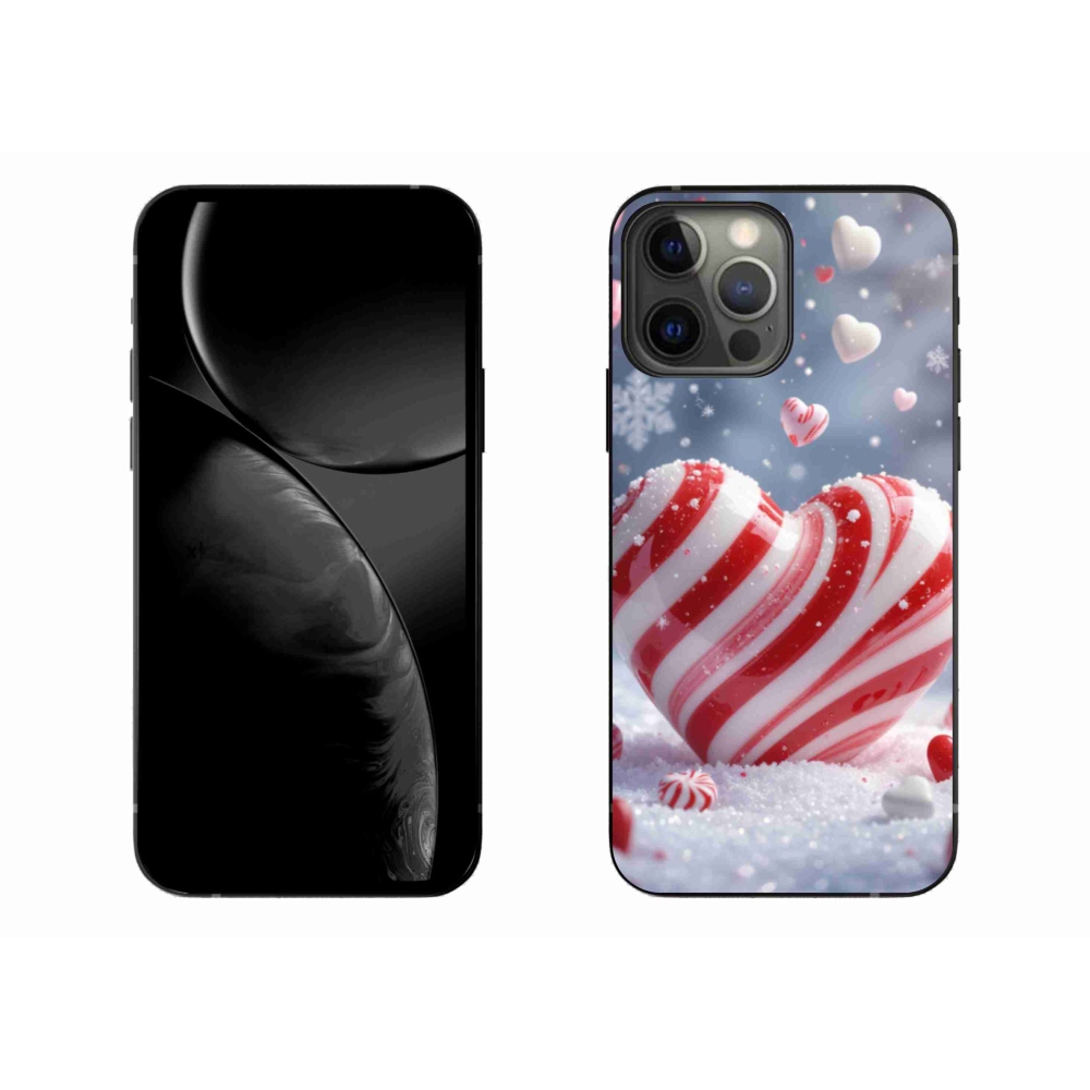 Gelový kryt mmCase na iPhone 13 Pro Max - sladké srdce