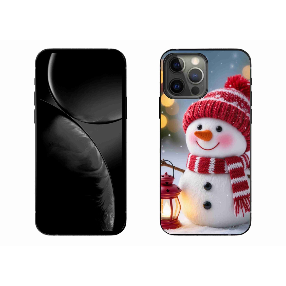 Gelový kryt mmCase na iPhone 13 Pro Max - sněhulák 2