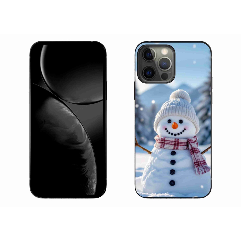 Gelový kryt mmCase na iPhone 13 Pro Max - sněhulák 3