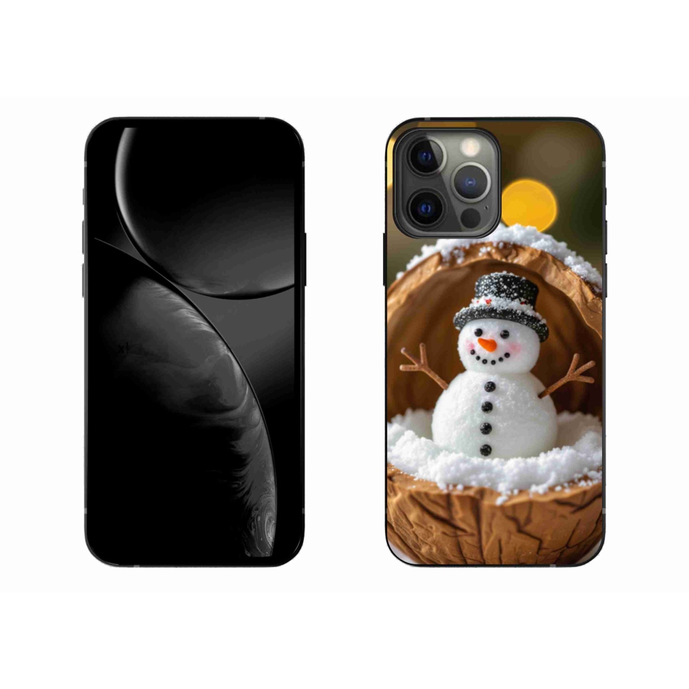 Gelový kryt mmCase na iPhone 13 Pro Max - sněhulák 4