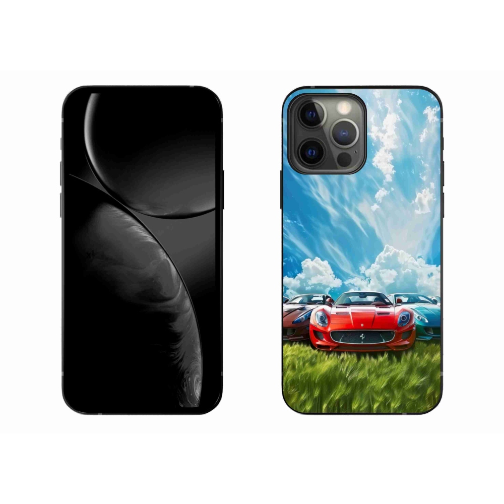 Gelový kryt mmCase na iPhone 13 Pro Max - sportovní vozy