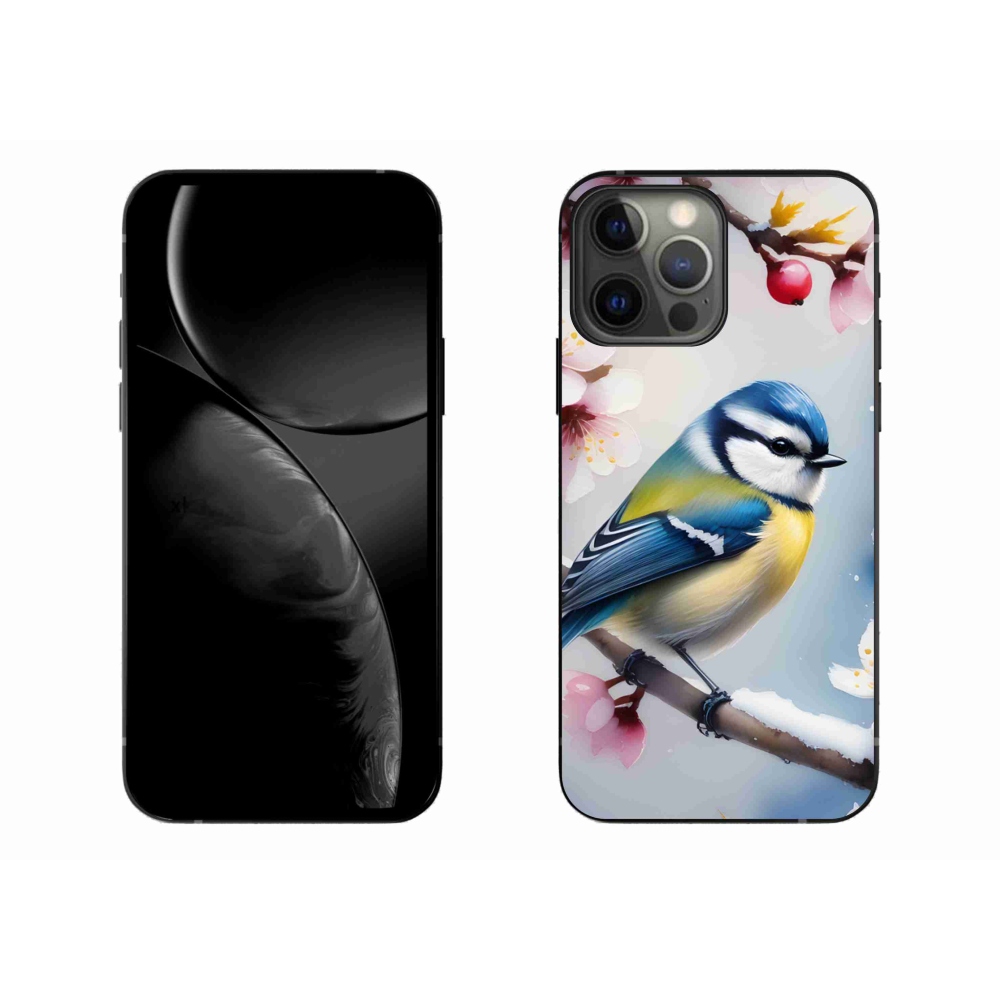 Gelový kryt mmCase na iPhone 13 Pro Max - sýkorka