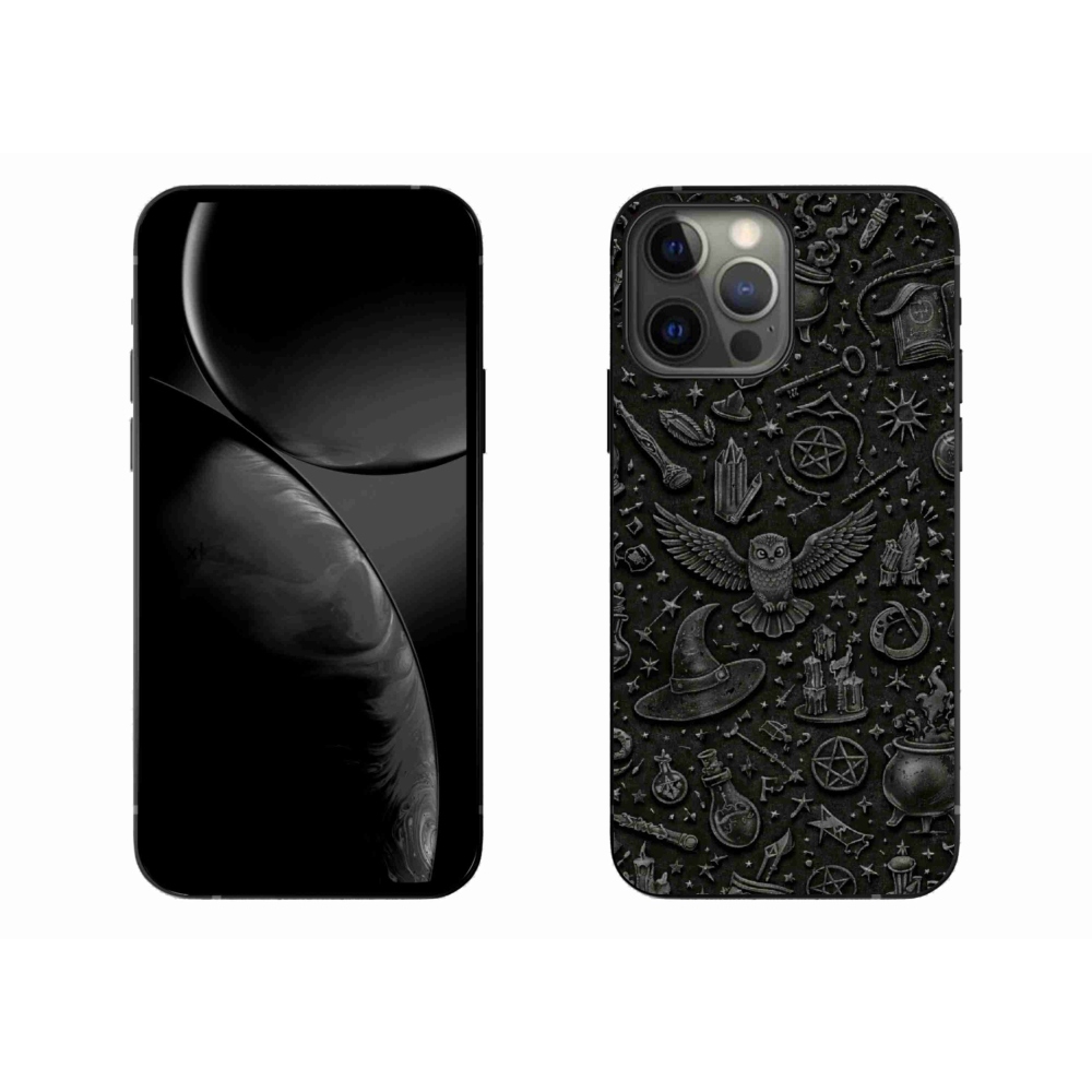 Gelový kryt mmCase na iPhone 13 Pro Max - tmavý magický svět