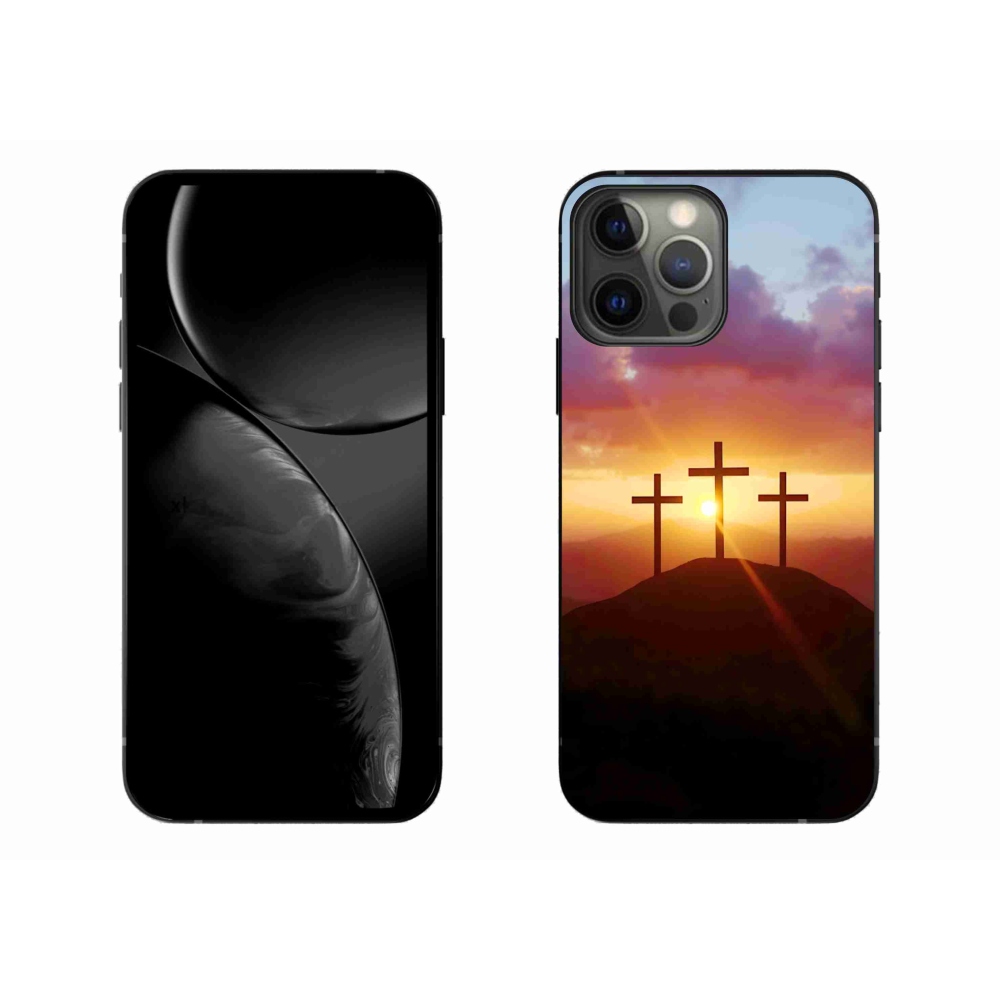 Gelový kryt mmCase na iPhone 13 Pro Max - tři kříže