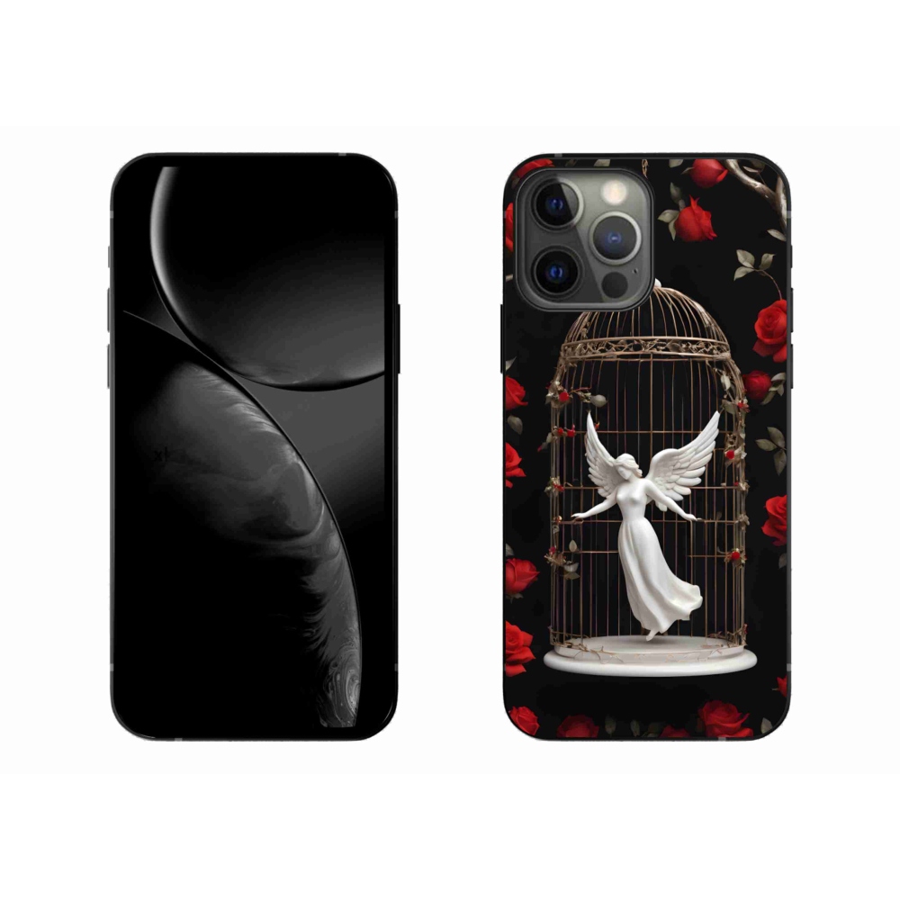 Gelový kryt mmCase na iPhone 13 Pro Max - uvězněný anděl