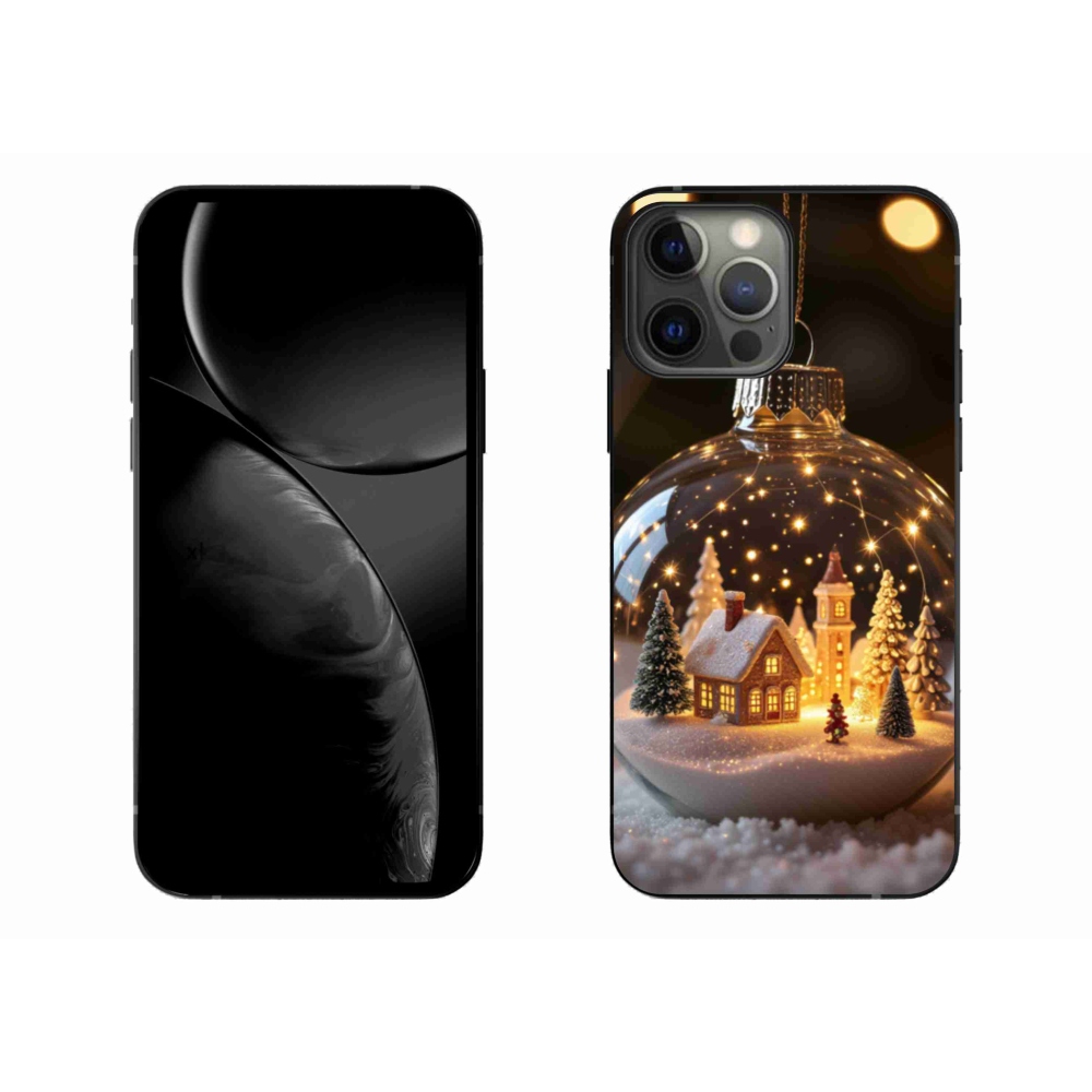 Gelový kryt mmCase na iPhone 13 Pro Max - vánoční koule 3