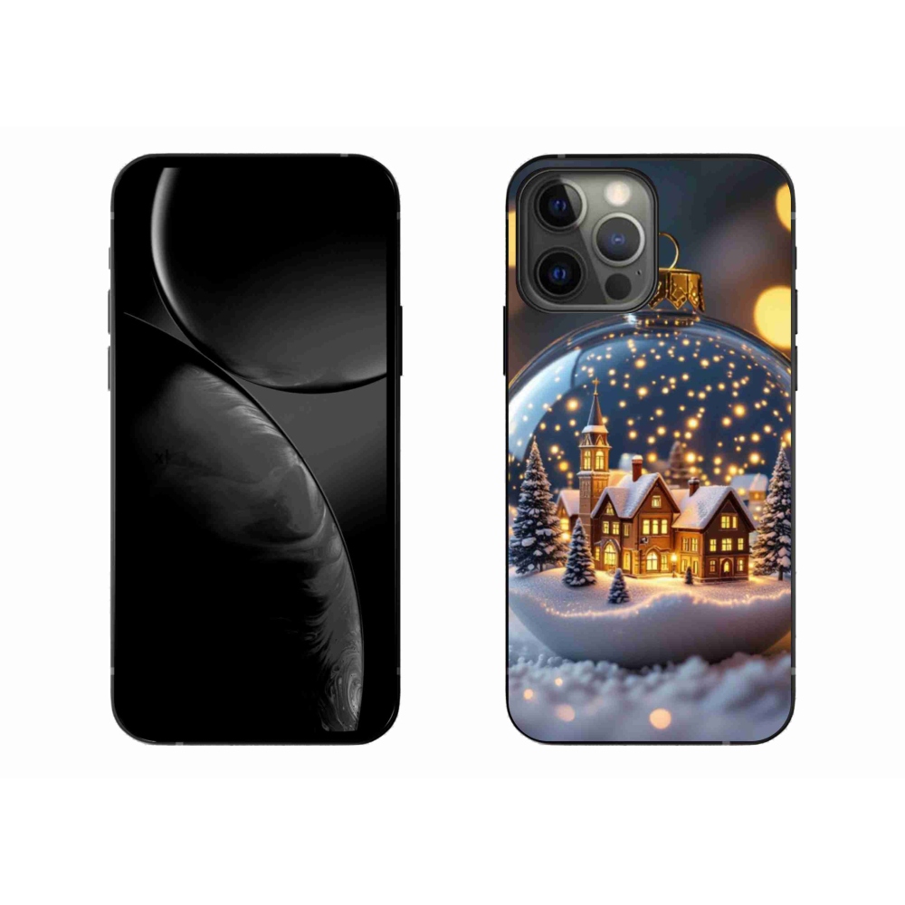 Gelový kryt mmCase na iPhone 13 Pro Max - vánoční koule 4